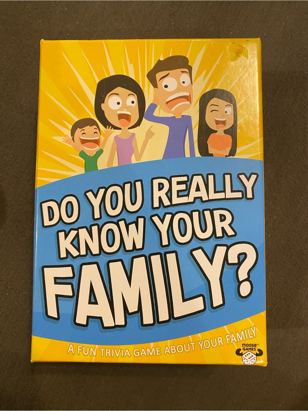 Do You Really Know Your Family? Card Game Family Fun. Brand New Sealed in Box.